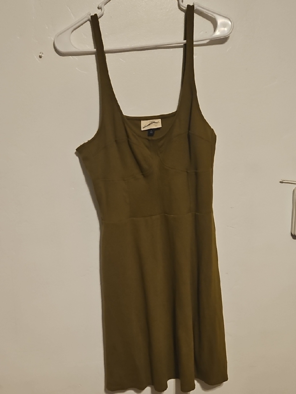 Universal Thread Olive Green Midi Slip Dress